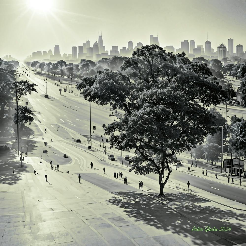 Melting Heat In The City by Peter Ghetu 2024