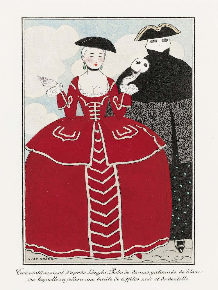 Costumes Parisiens No 5, George Barbier