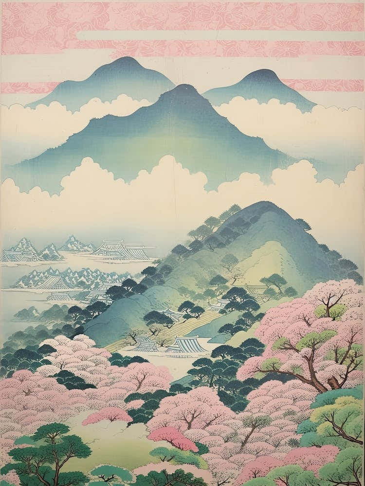 Mount Nasu In Tochigi, Japanese Landscape 2