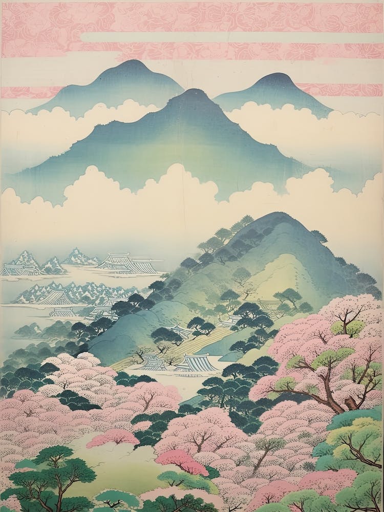 Mount Nasu In Tochigi, Japanese Landscape 2