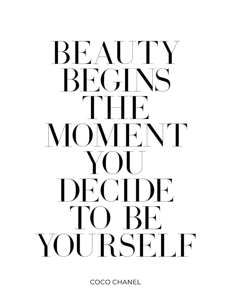 Beauty Begins Moment Quote
