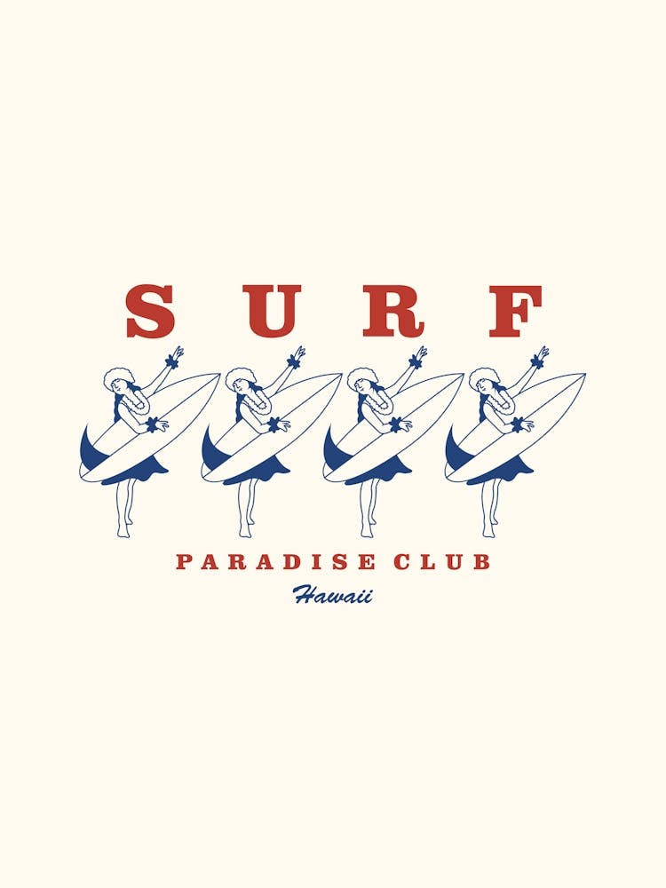 Ocean Print Retro Wall Art Maui Coastal Prints Beach Print Surfboard Wall Art Tropical Wall Art Beachy Decor