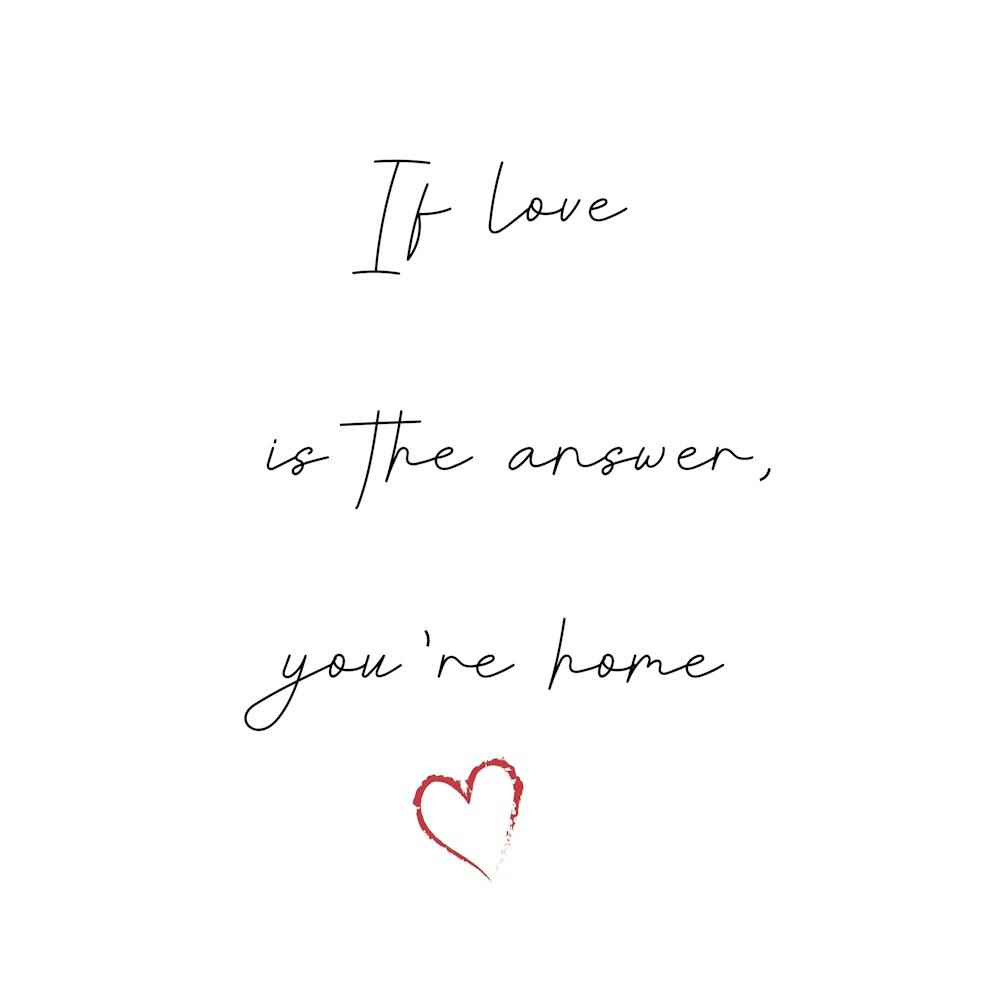 Neutral If Love is the Answer