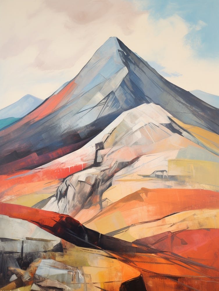 Beinn A Chleibh Scotland 2 Mountain Painting