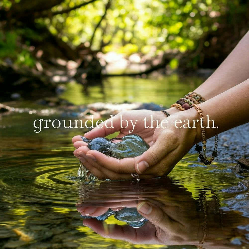 A Stunning Photo Of Hands Gently Cupping A Crystal