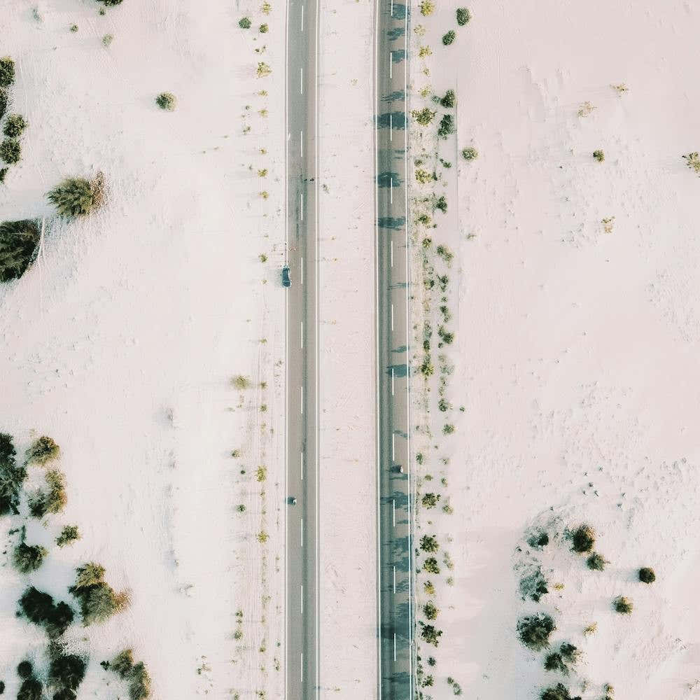 Road Through White Desert