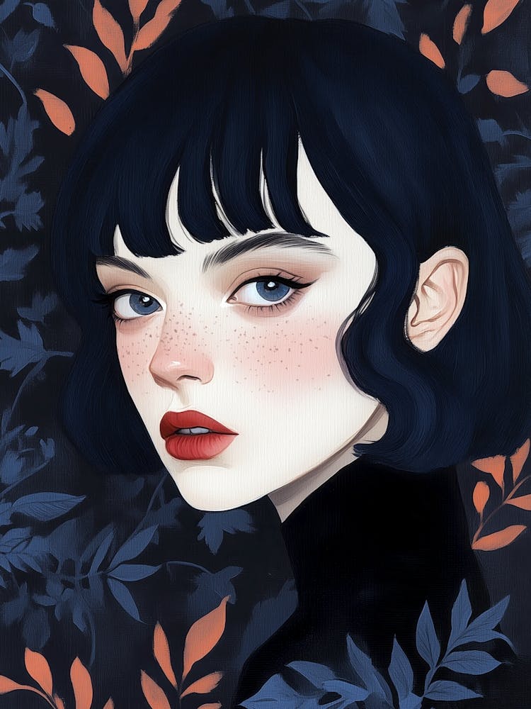 Girl With Black Hair