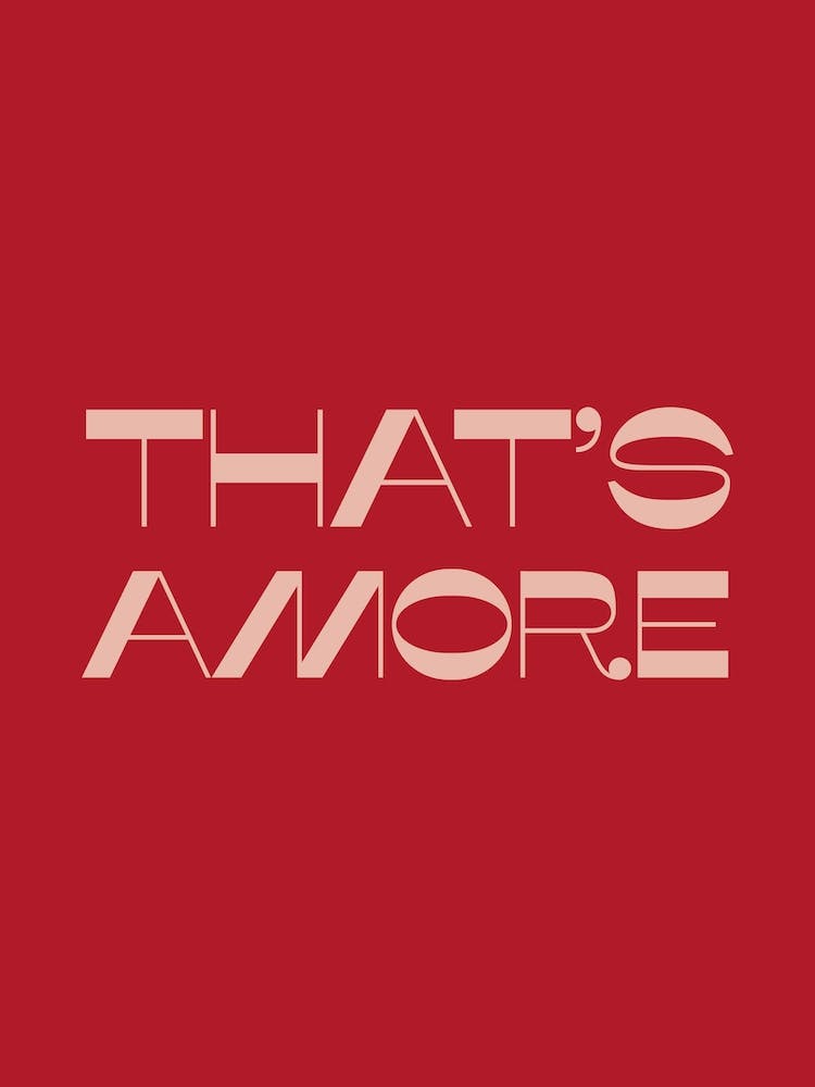 That Is Amore In Red