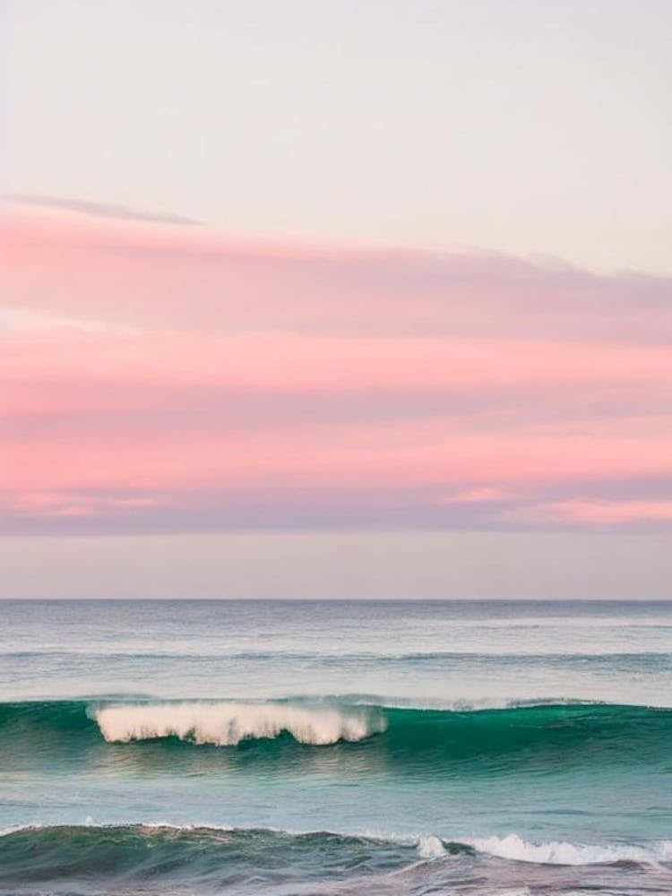 Mermaid Beach, Australia Pink Photography 1