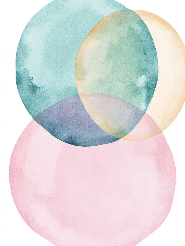 Watercolor Circles 14