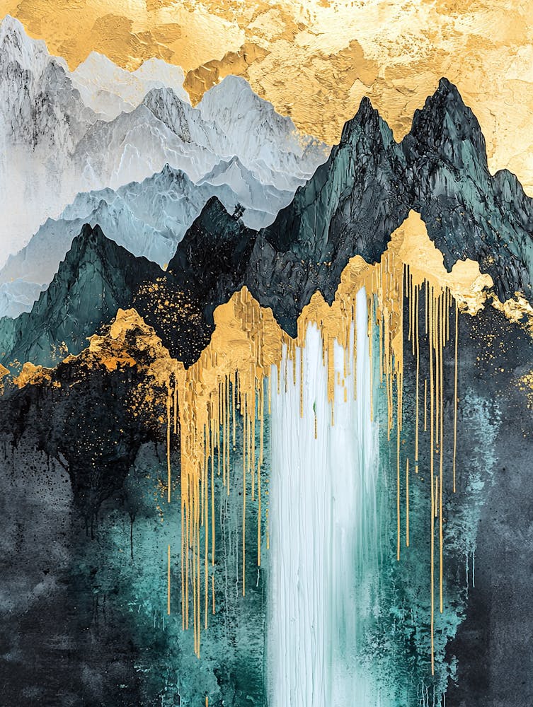 Wicklow Golden Peaks - Minimalist Grandeur