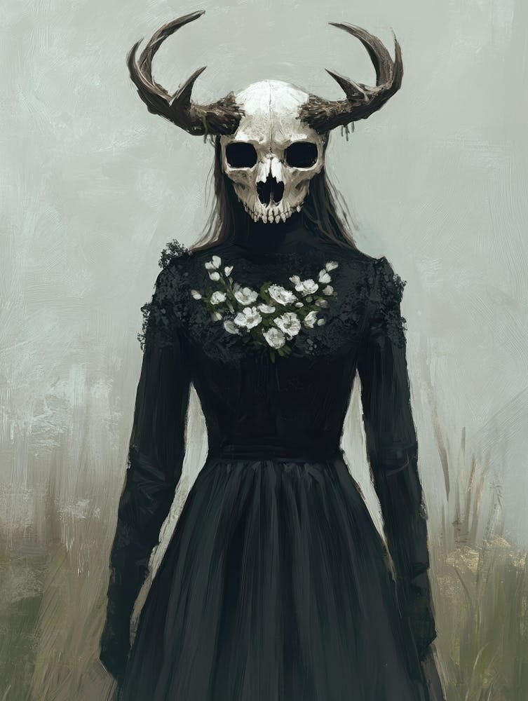 Woman With Horns