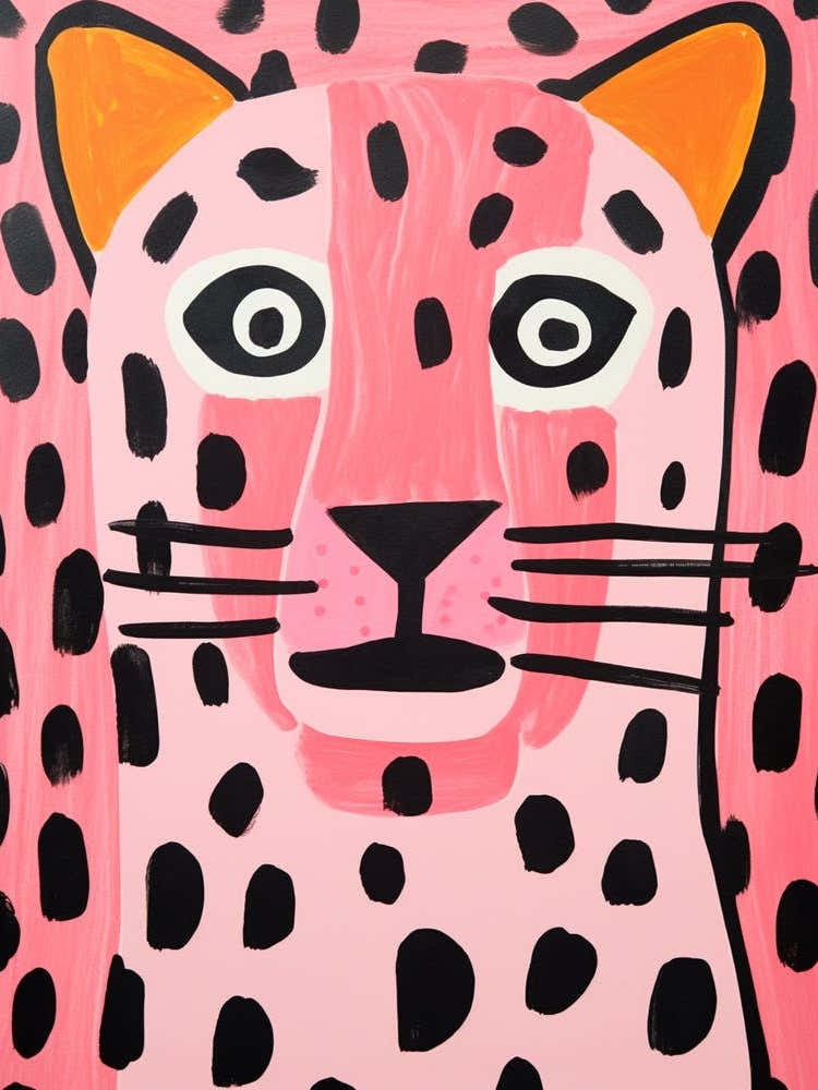 Pink Polka Dot Tiger 3