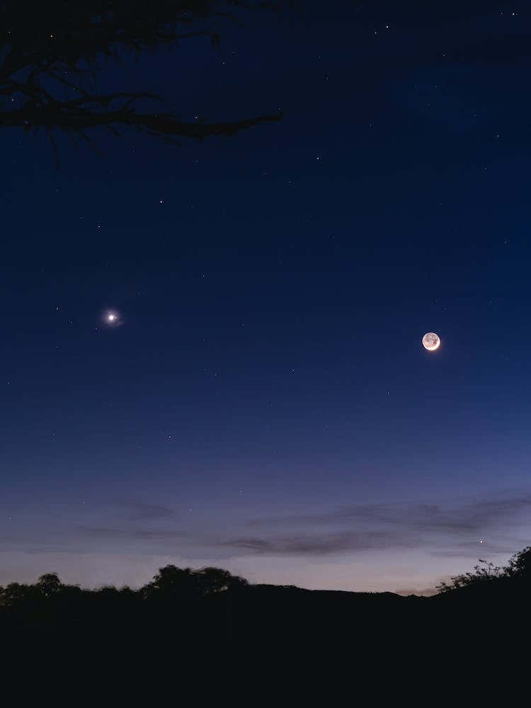 Moon And Venus II