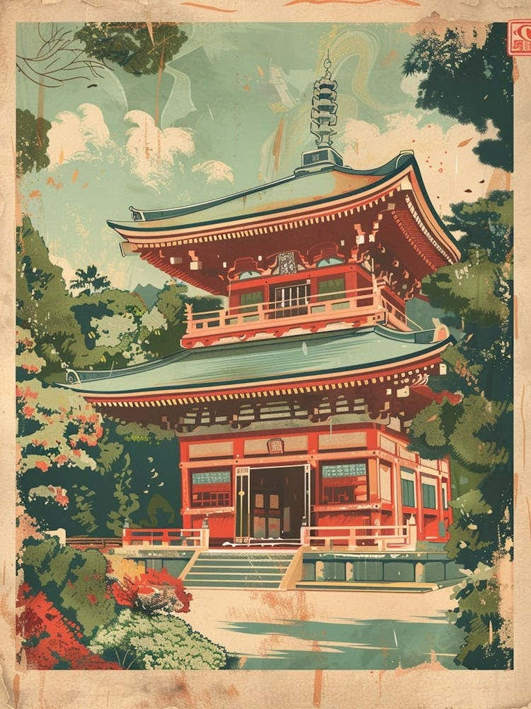 Tsurugaoka Hachimangu Shrine Mid Century Modern 2