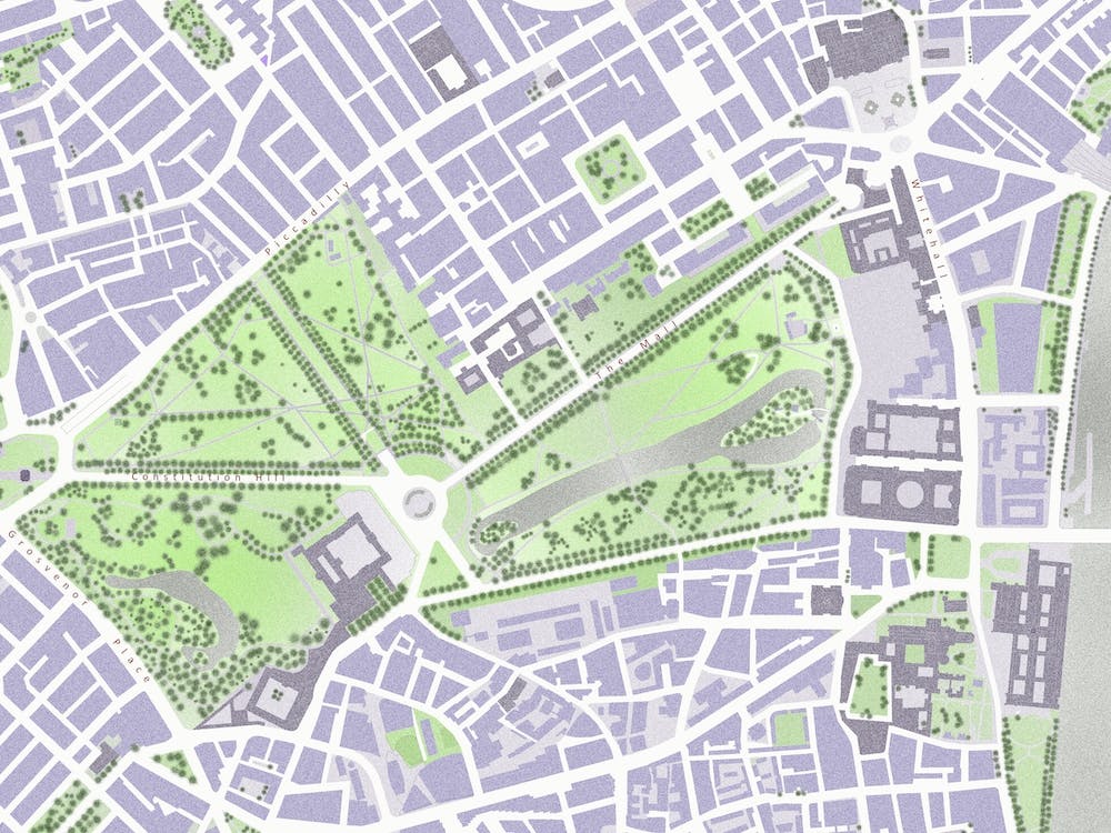 Green park - St. James park - London