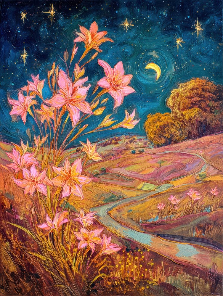 Pink Lilies