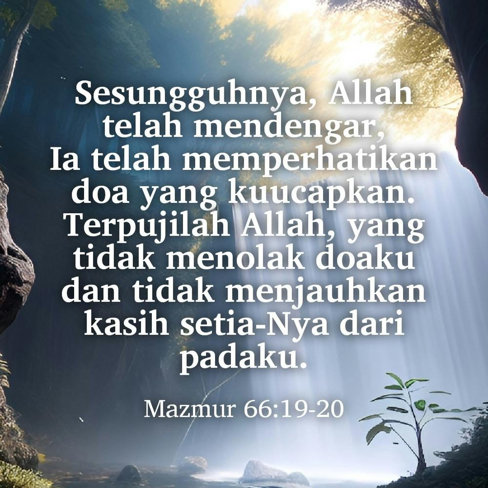 Mazmur 66 19 20