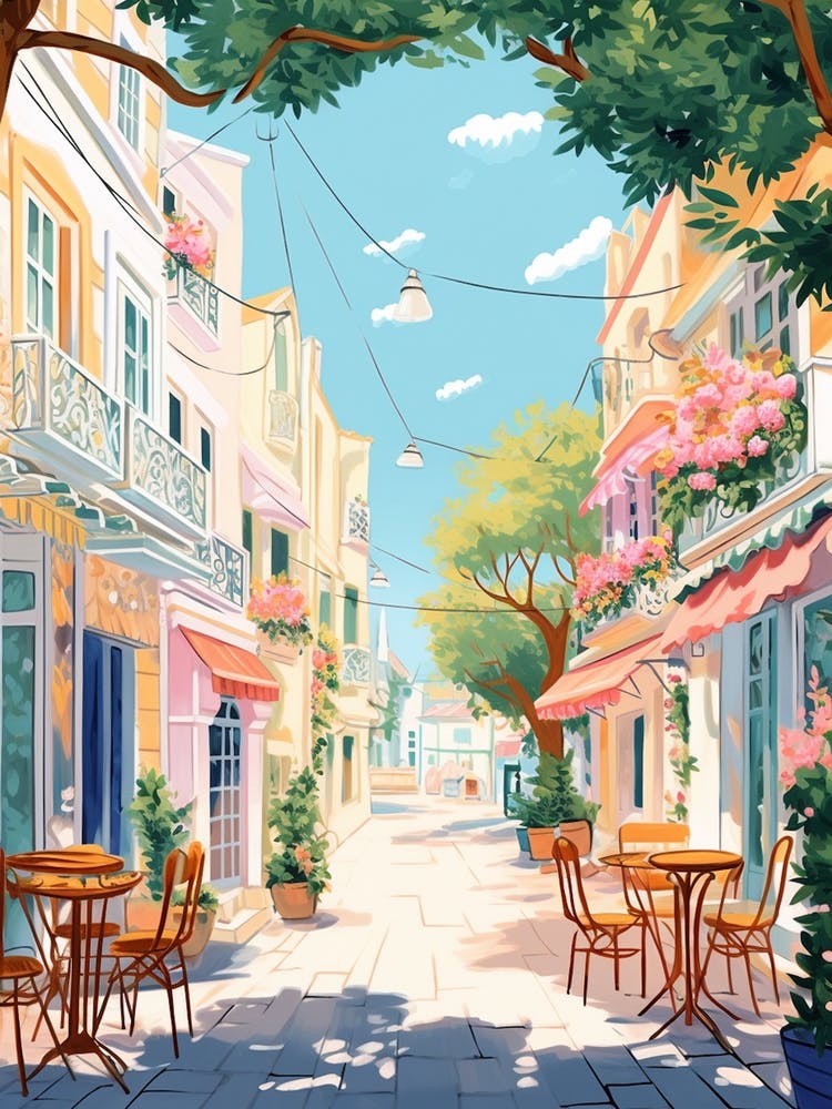 Limassol Cyprus 5 Illustration