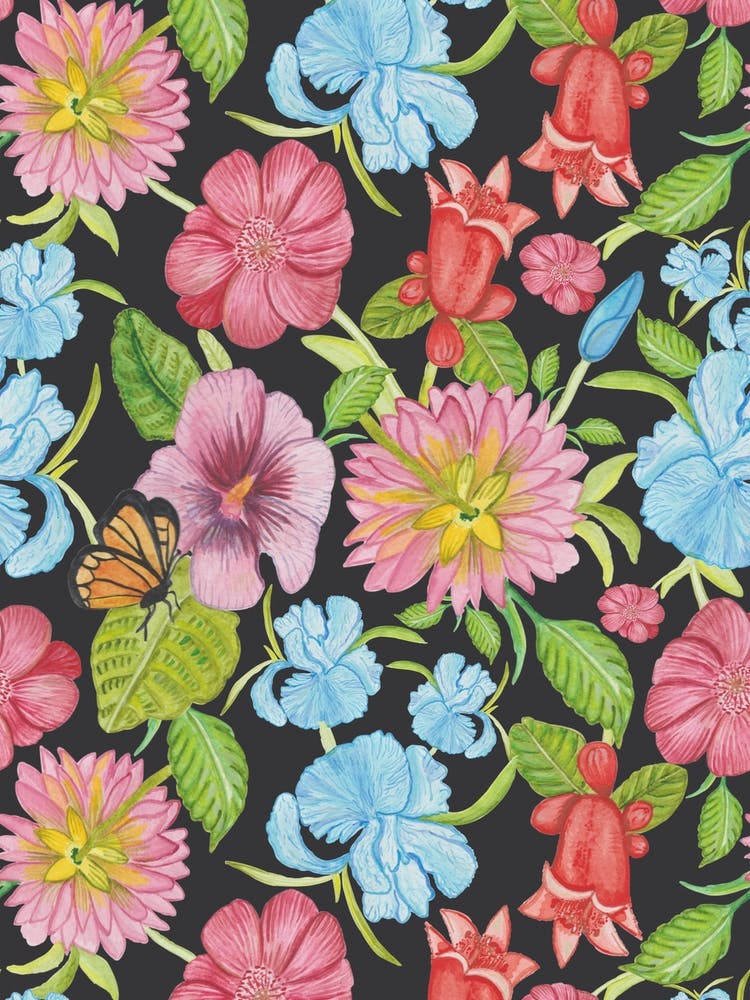 Watercolor Spring Bouquet