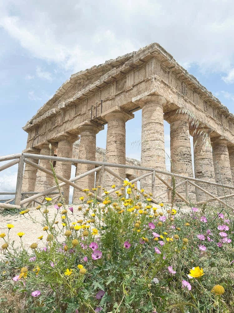 Segesta Temple, Sicily - Ancient Roman Architecture Photo - Italy Travel Photography