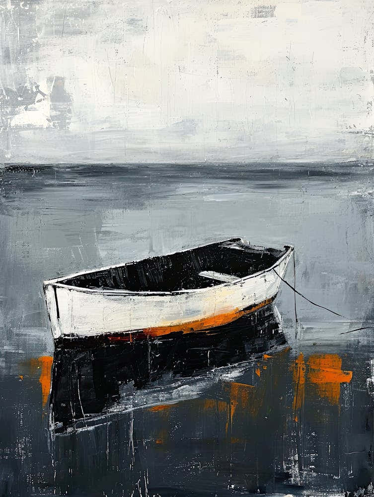 Boat In The Water, Sweden Minimalism