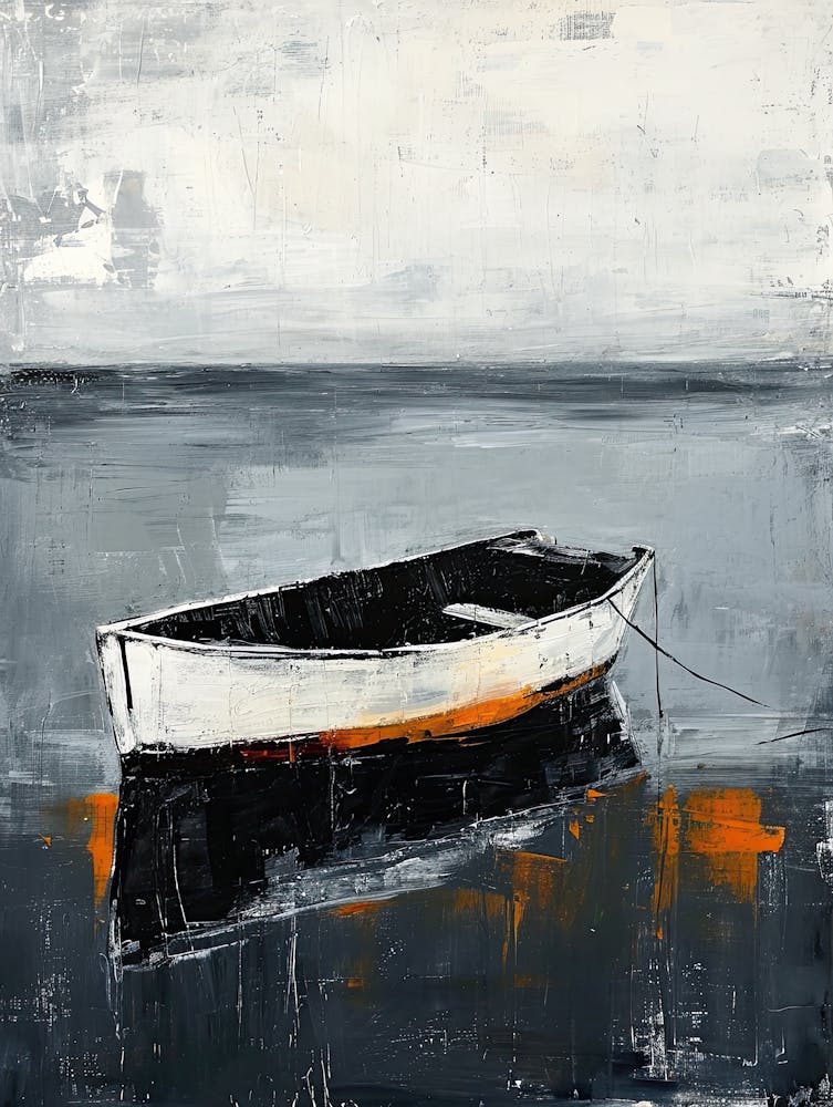 Boat In The Water, Sweden Minimalism