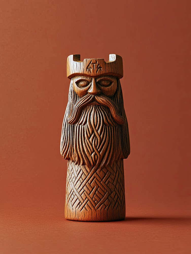 Viking King, Tafl Chess, Viking's Chess Poster