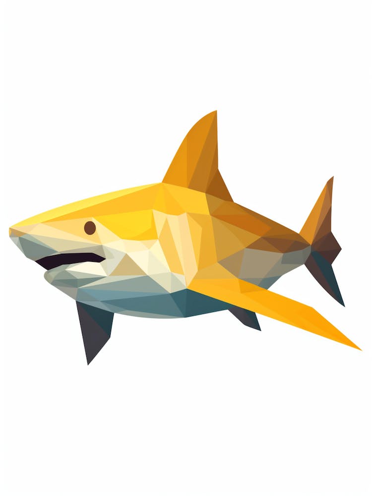 Minimalist Shark Shape 7