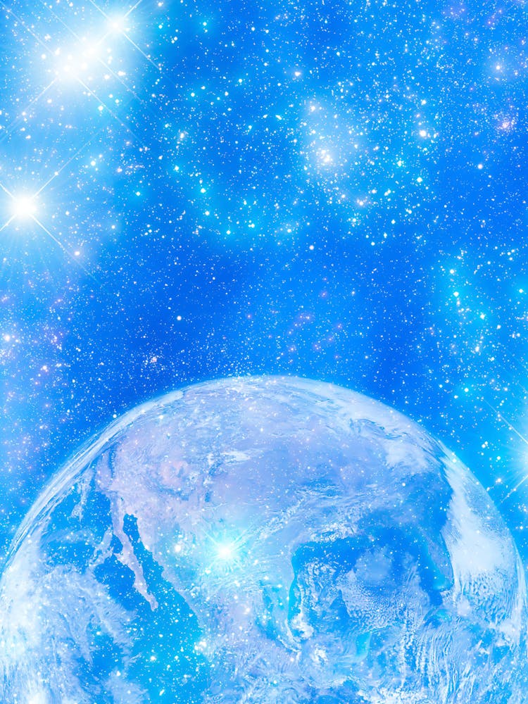 Earth In Space Photo