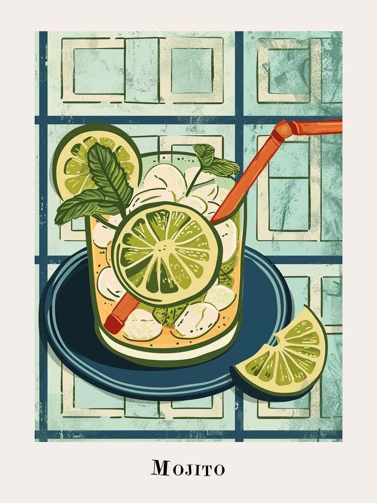 Mojito Tile Poster