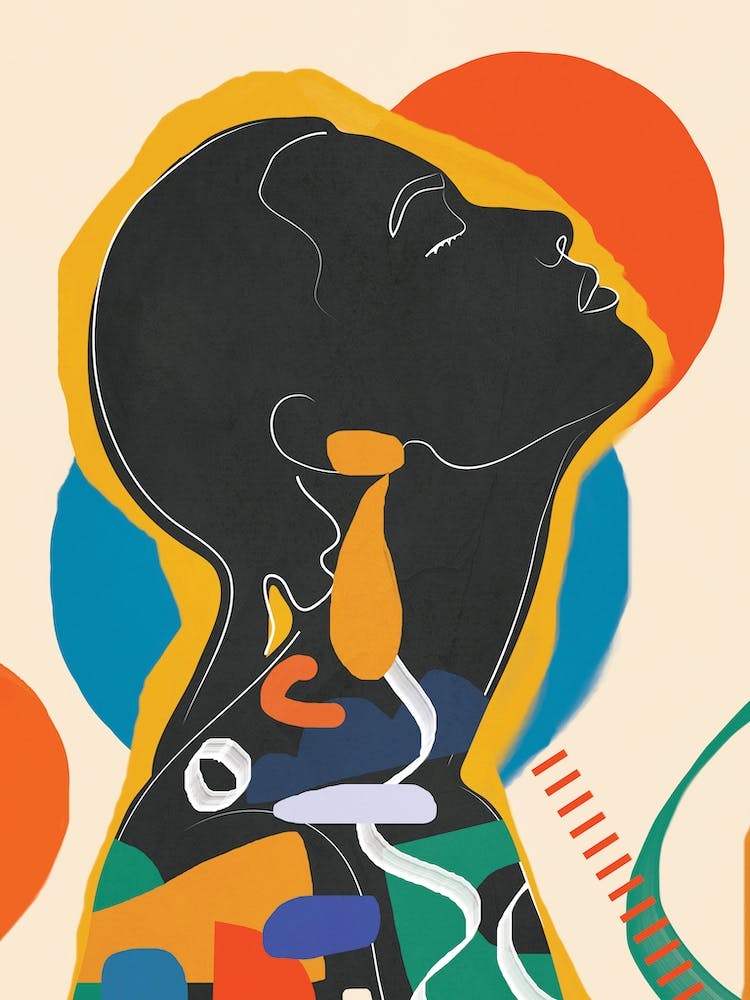 Modern Abstract Woman Vi