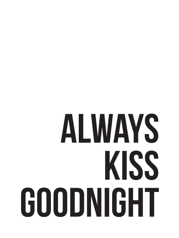 Always Kiss Goodnight