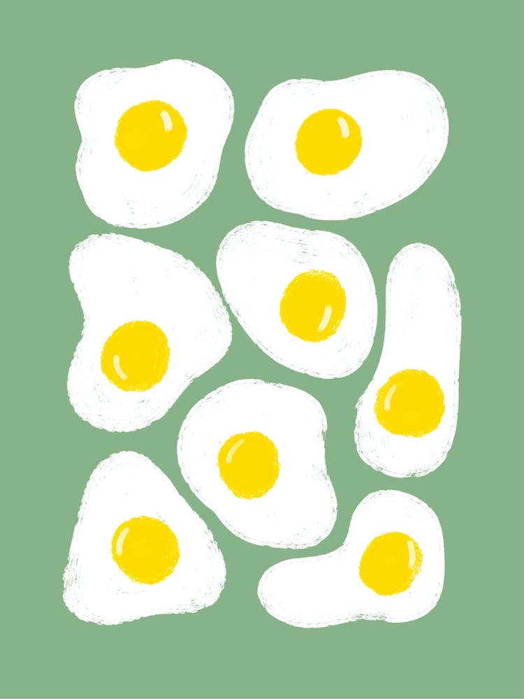 Fried Eggs Green