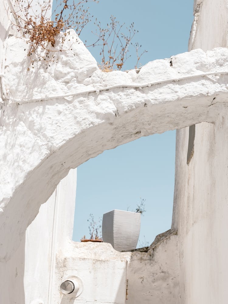 White Ostuni Blue Sky