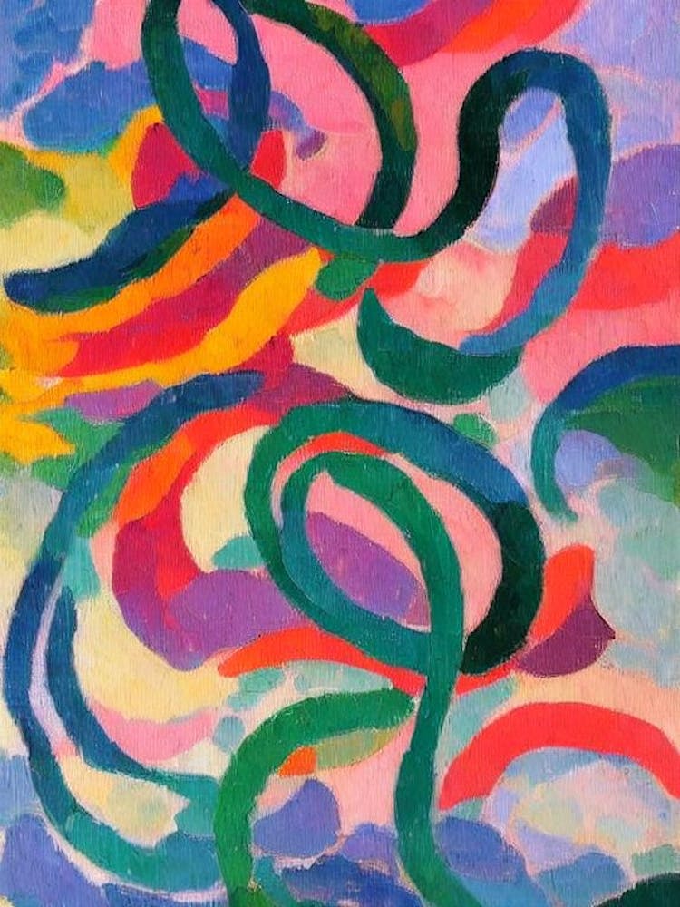 Elasmosaurus Matisse Inspired