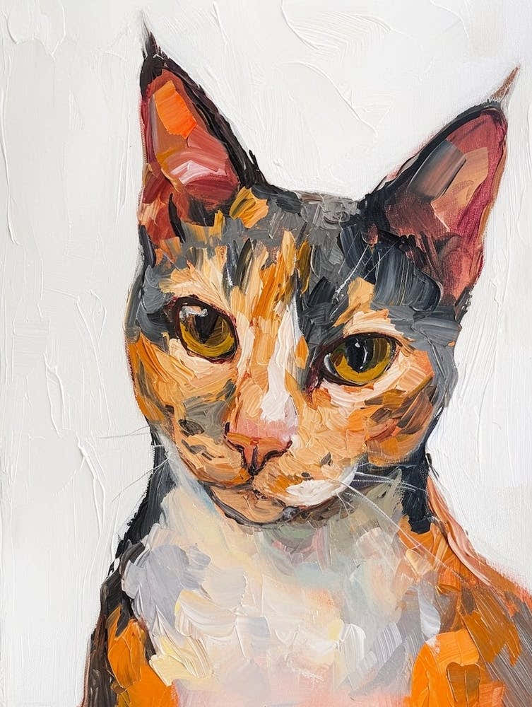 Balinese Cat Painting 2