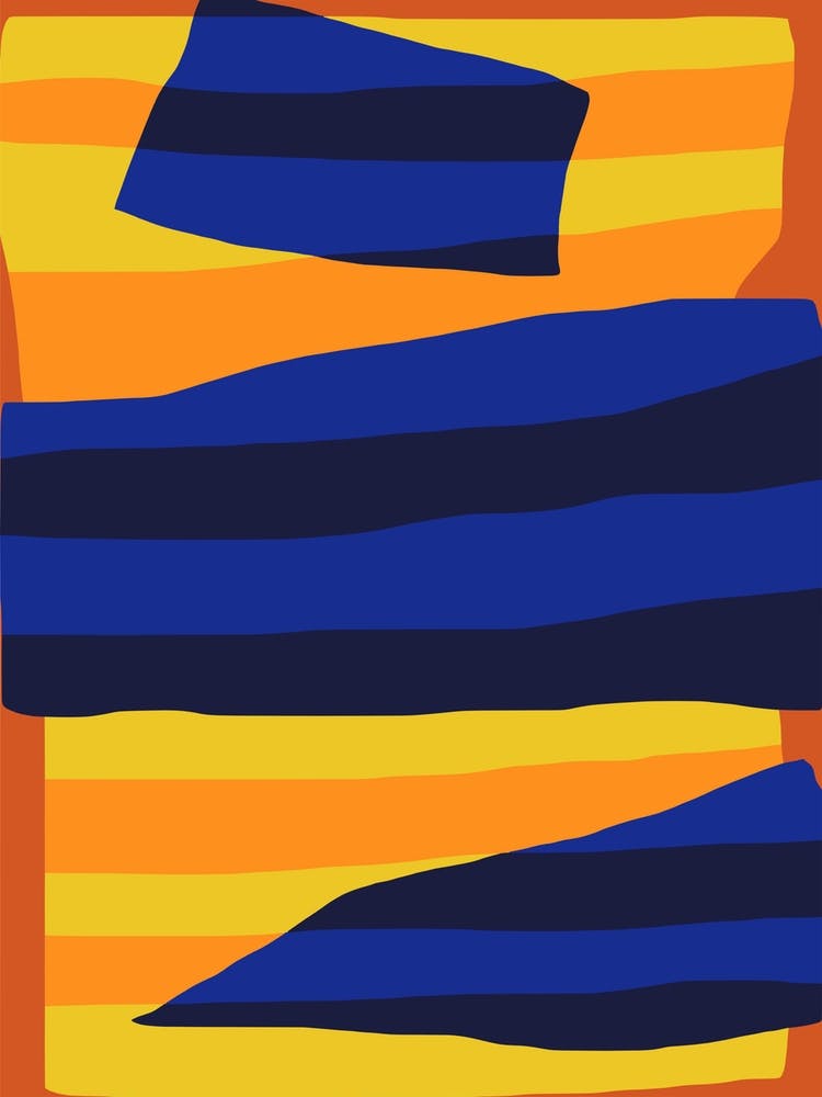 Abstract Stripe Minimal Collage 3