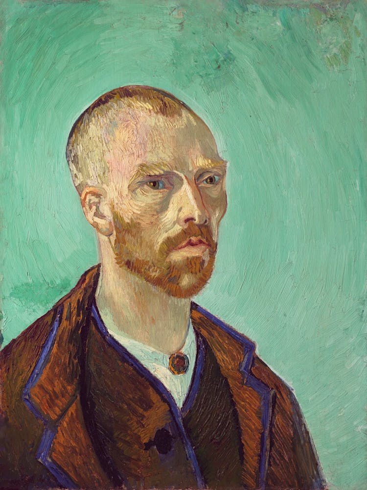 Self Portrait (Dedicated To Paul Gauguin) (1888), Vincent Van Gogh