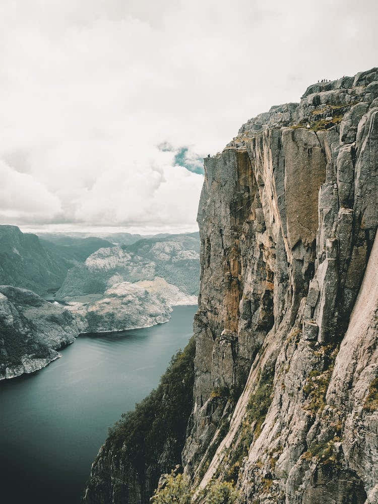 Mountain Above Fjord