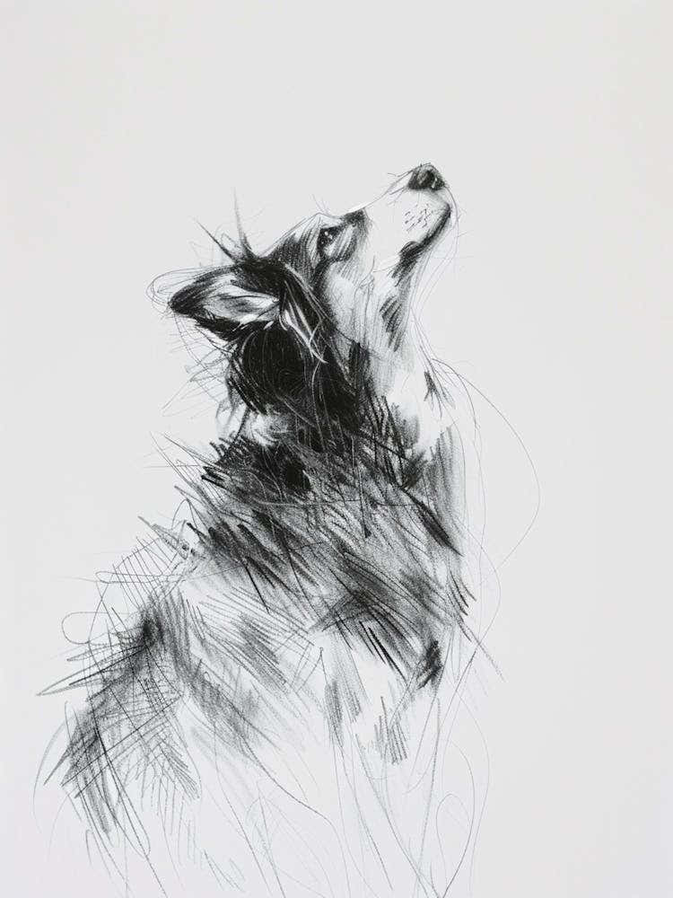 Miniature American Shepherd Dog Charcoal Line 3