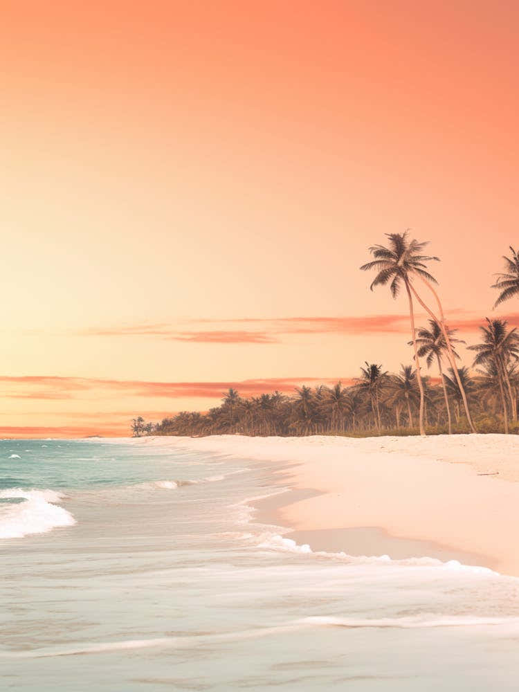 Bavaro Beach Dominican Republic At Sunset 2