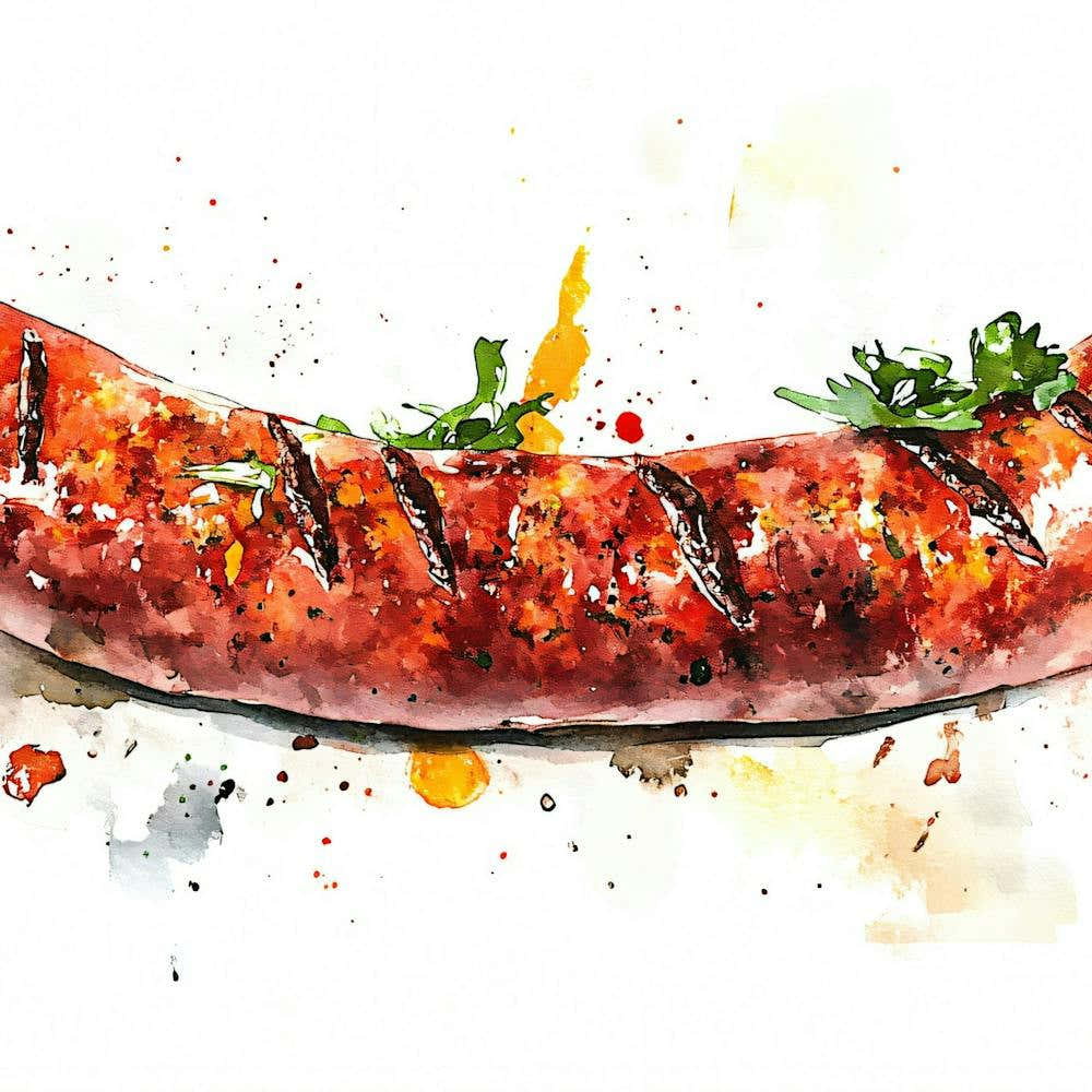 Sausage Illustration