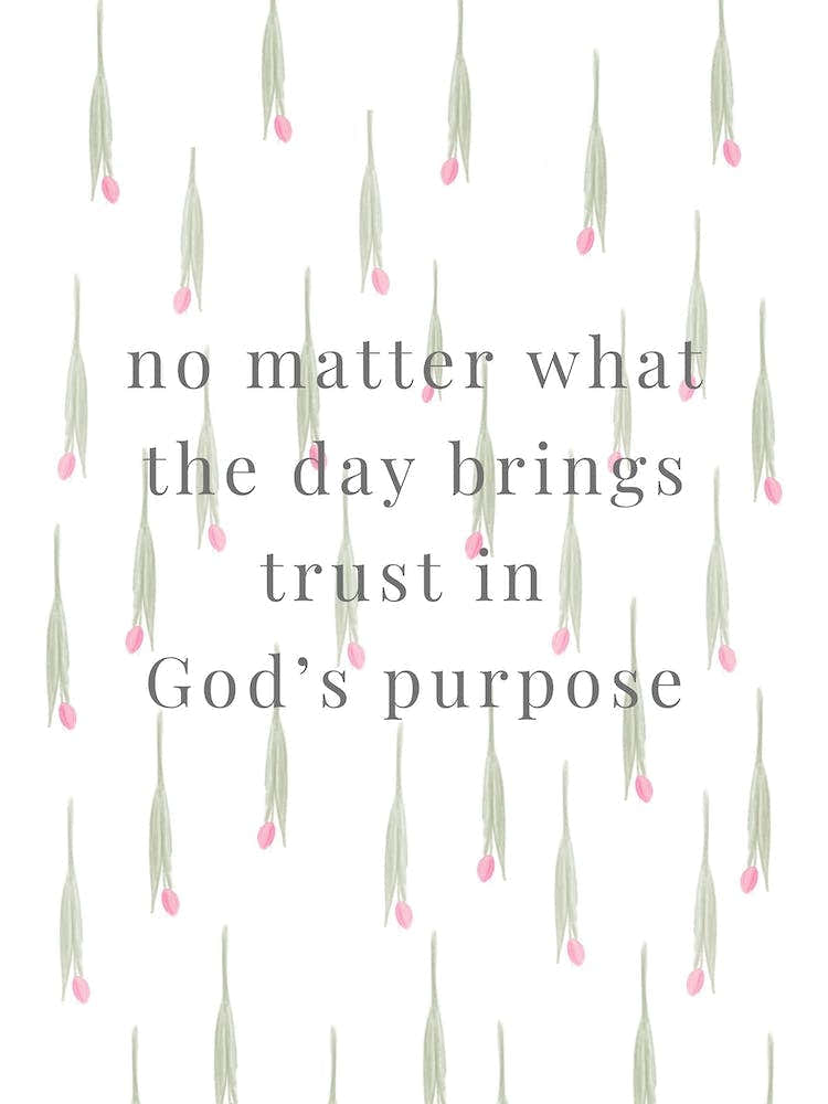 Trust In Gods Purpose