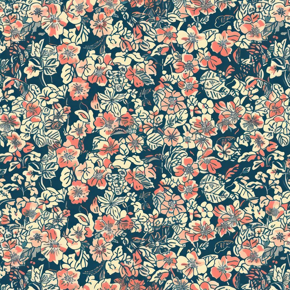 Floral Morning London Fabrics Floral Pattern 5