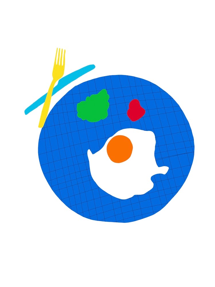 Fried Egg And Avocado