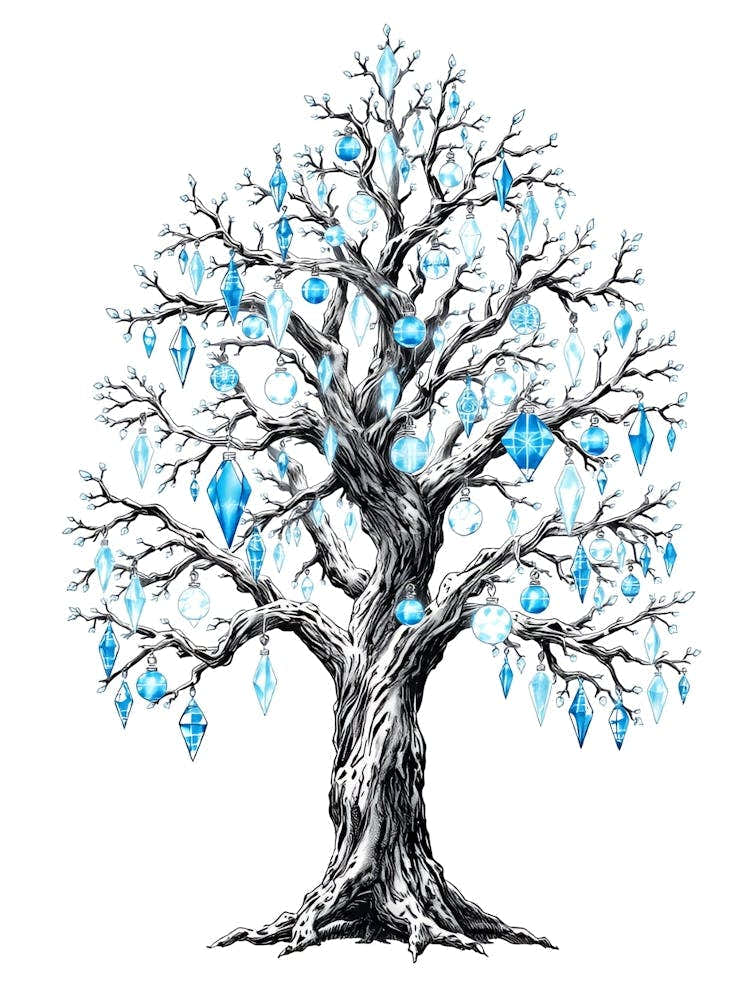 Christmas Tree With Ornaments