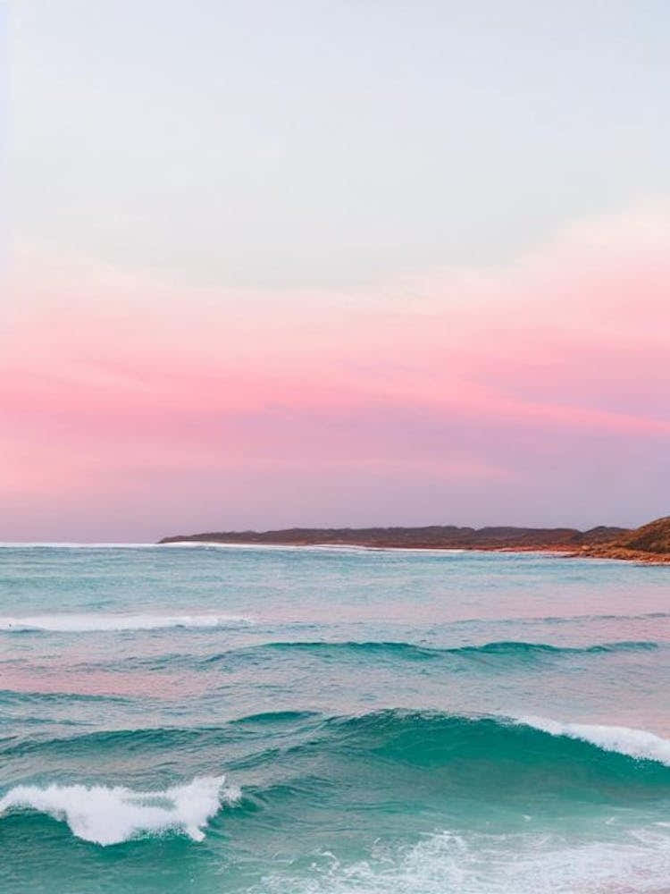 Coral Bay Beach, Australia Pink Photography 1