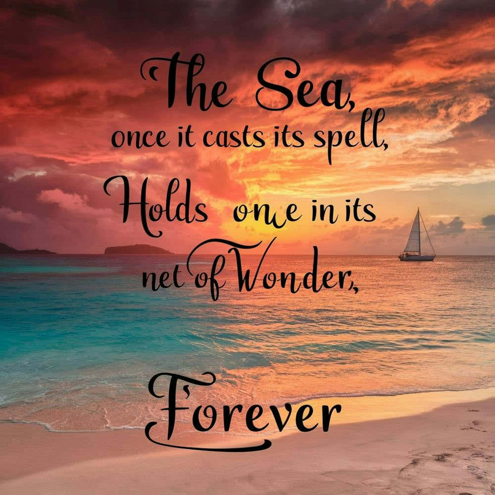 A Breathtaking Photograph Of A Mesmerizing Sunset