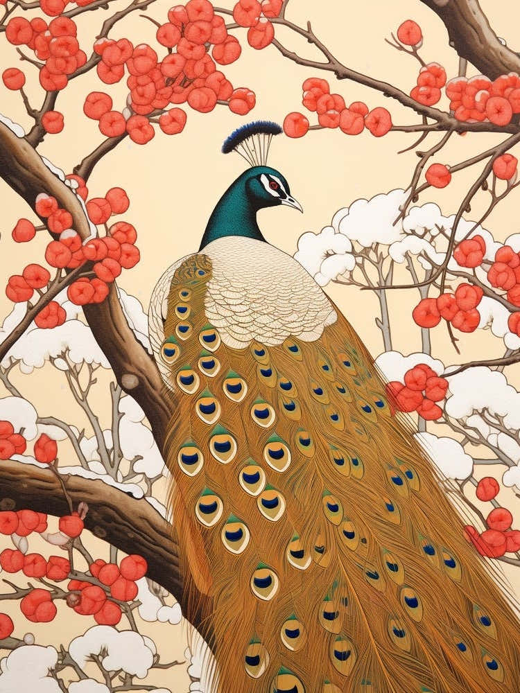 Bird Illustration Peacock 3